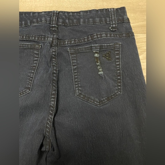 V.I.P. Jeans Womens Skinny Jeans Deep Blue Sz. 7/8 - Picture 5 of 8